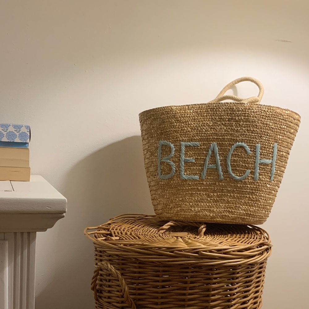 Beach Woven Tote Bag